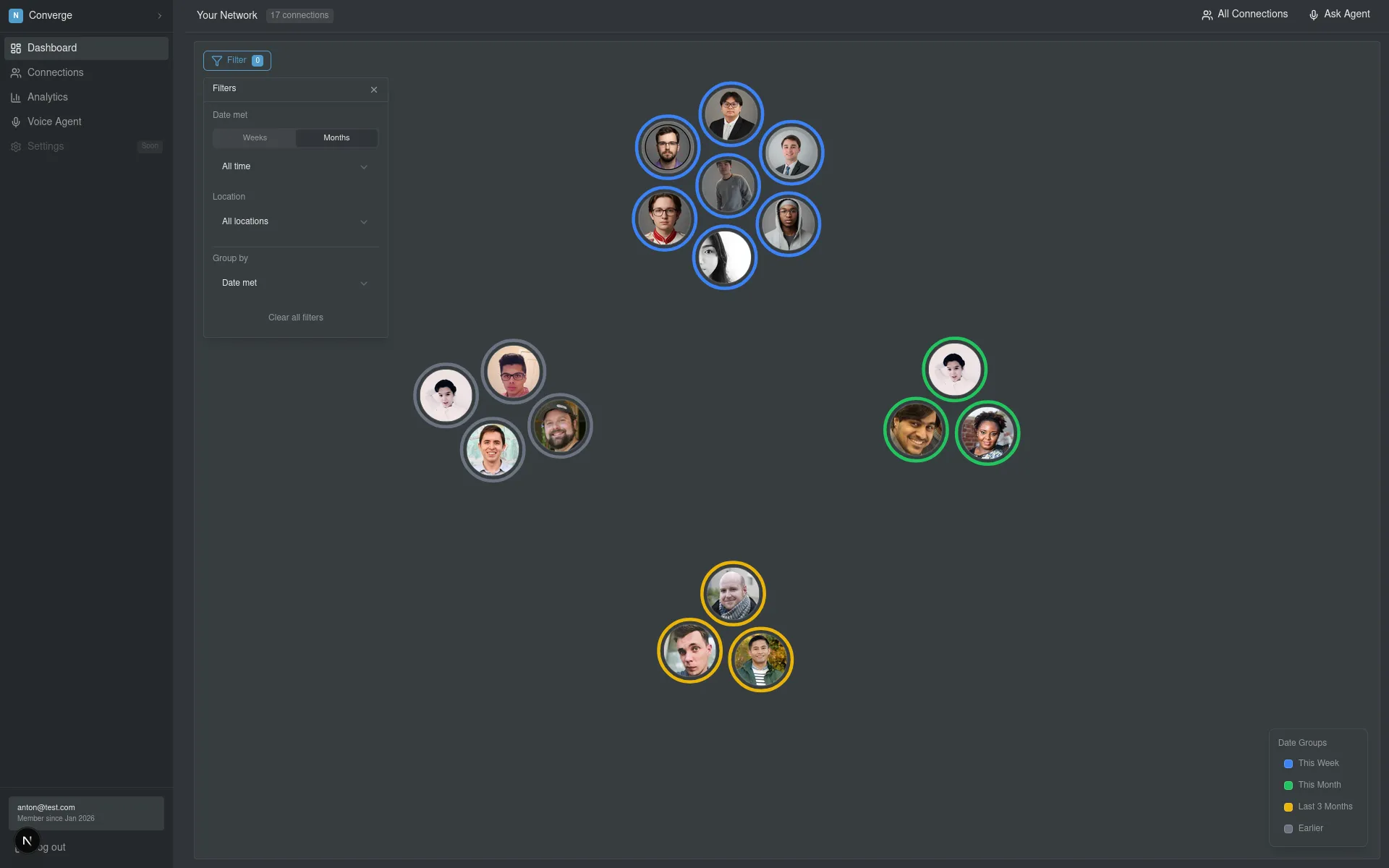 Converge: never forget a professional connection again