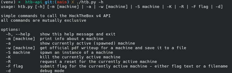 HackTheBox CLI