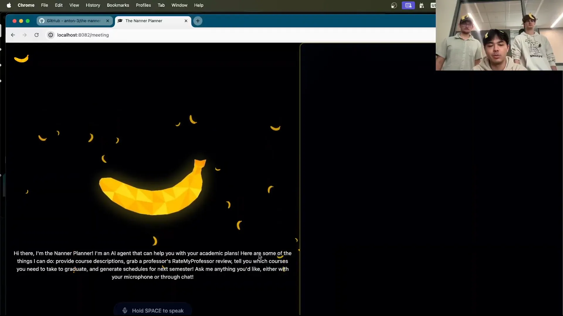 Picture of the Nanner Planner app