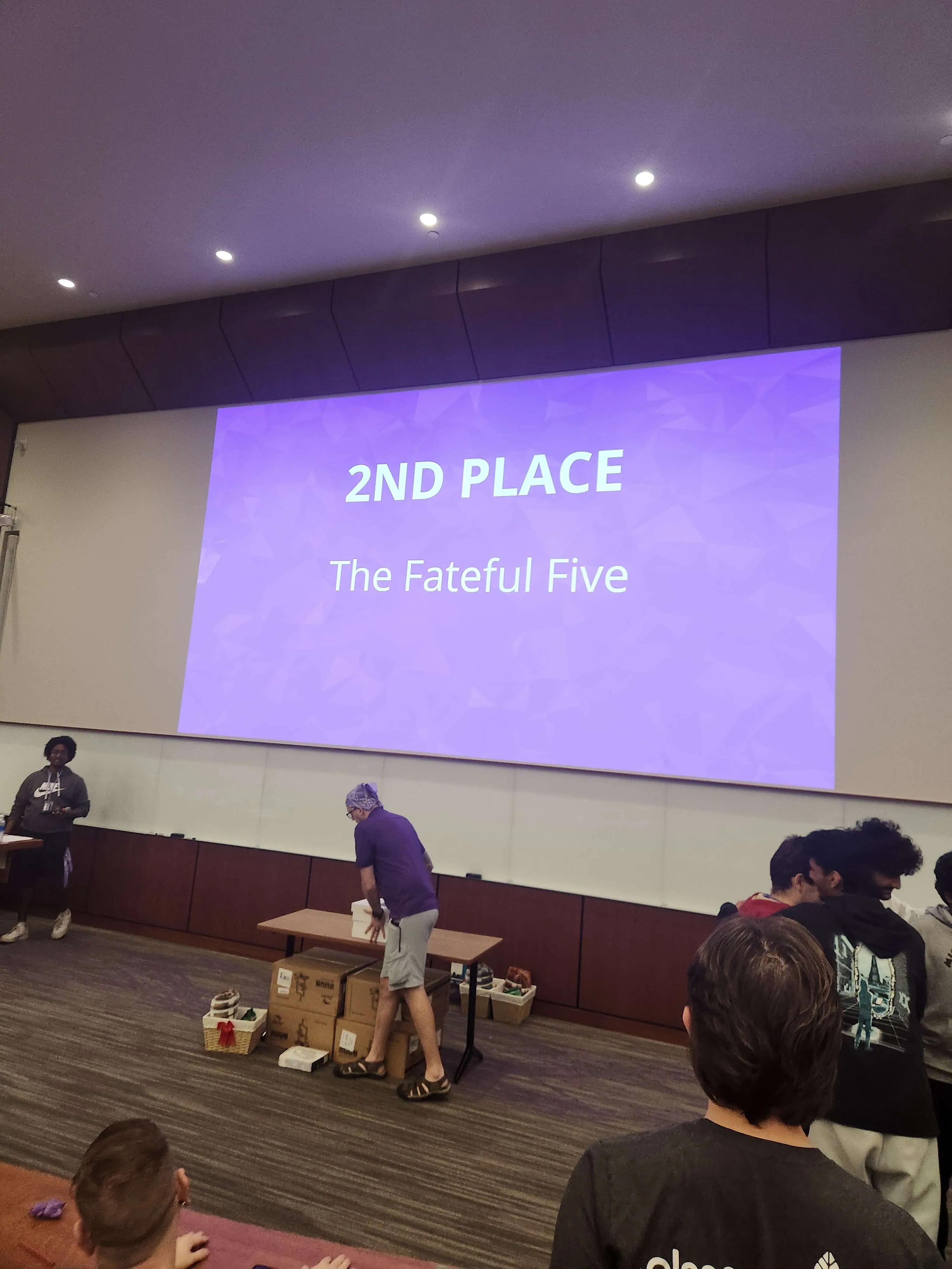 The Fateful Five Second Place